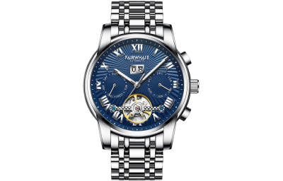 FAIRWHALE Starlight Collection Men's Watch Automatic Mechanical Movement Stainless Steel Watchband Watch