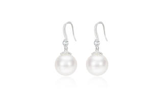 MCK 990 Silver, Synthetic Cubic Zirconia Earrings Women's