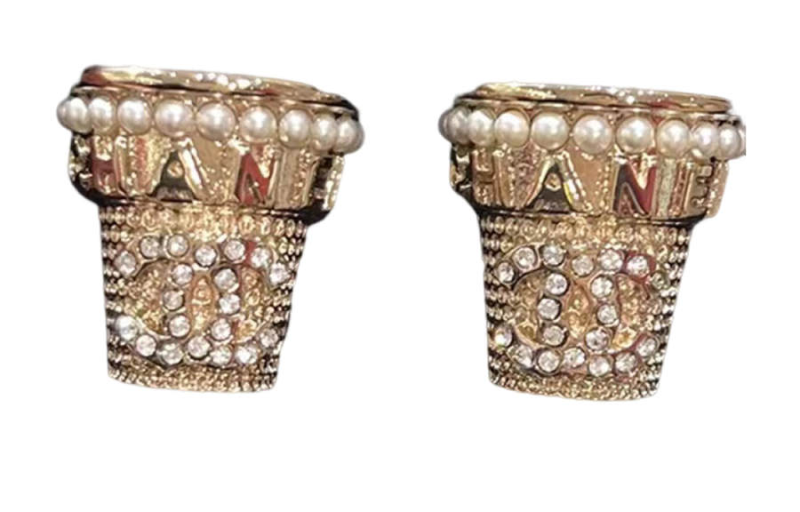 CHANEL CHANEL Earrings Women's Gold