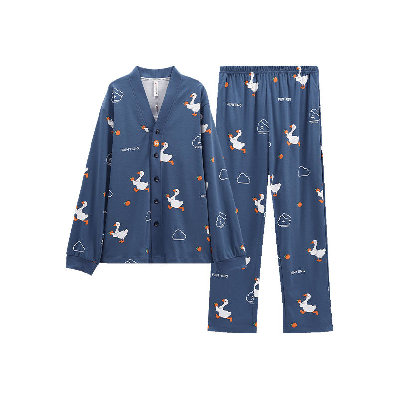 FENTENG FENTENG Pajama Set Men's Denim Blue