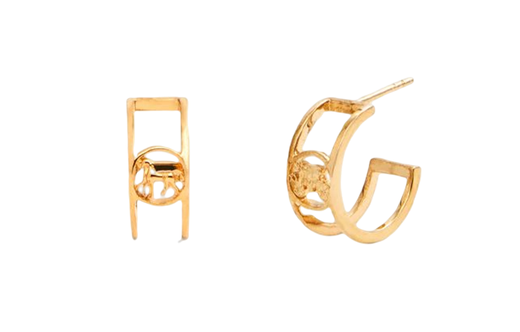 COACH COACH Copper Earrings Women's Gold