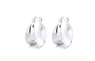 CARAT'S DIARY 925 Sterling Silver Earrings Women's Gift Box Set