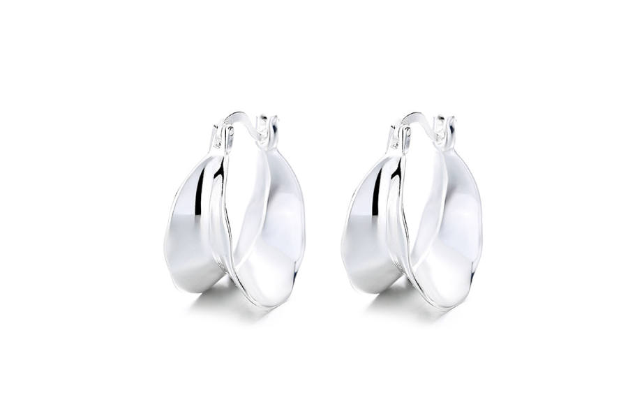 CARAT'S DIARY 925 Sterling Silver Earrings Women's Gift Box Set