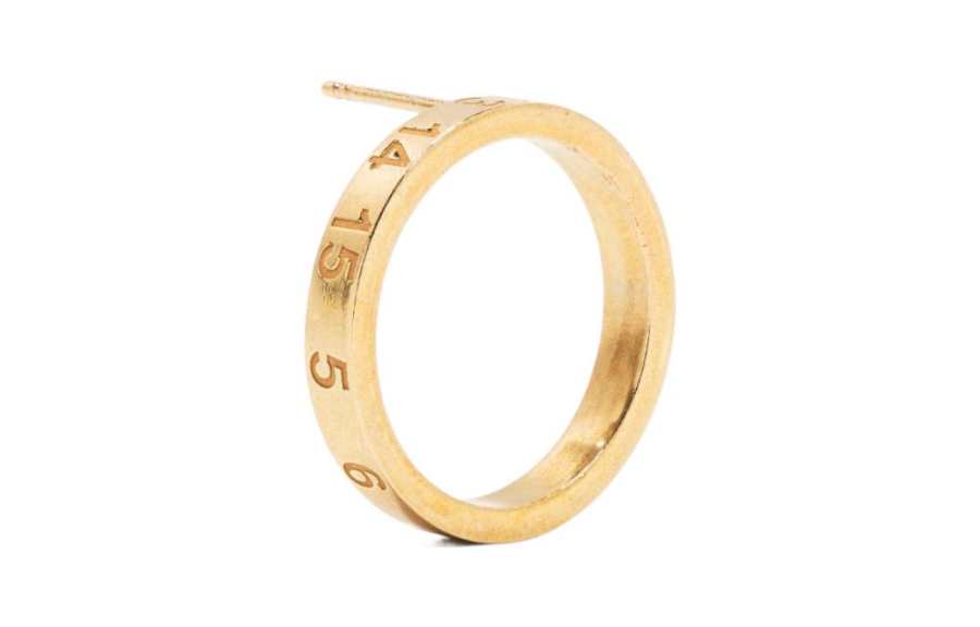 Maison Margiela Circle Number Logo Earring