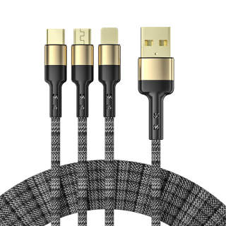 X-IT X IT S1 1 to 3 All in one Smart Fast Charging, Compatible With Android And Apple/Huawei Cables