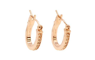 COACH Earrings Women's Rose Gold