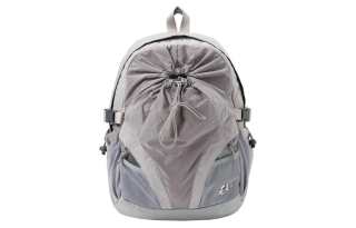 Nerdy Polyester With Nylon Backpack Unisex Gray
