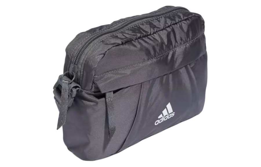 Adidas Adidas Recycled Nylon Crossbody Bag, Shoulder Bag Regular Women's Gray & White