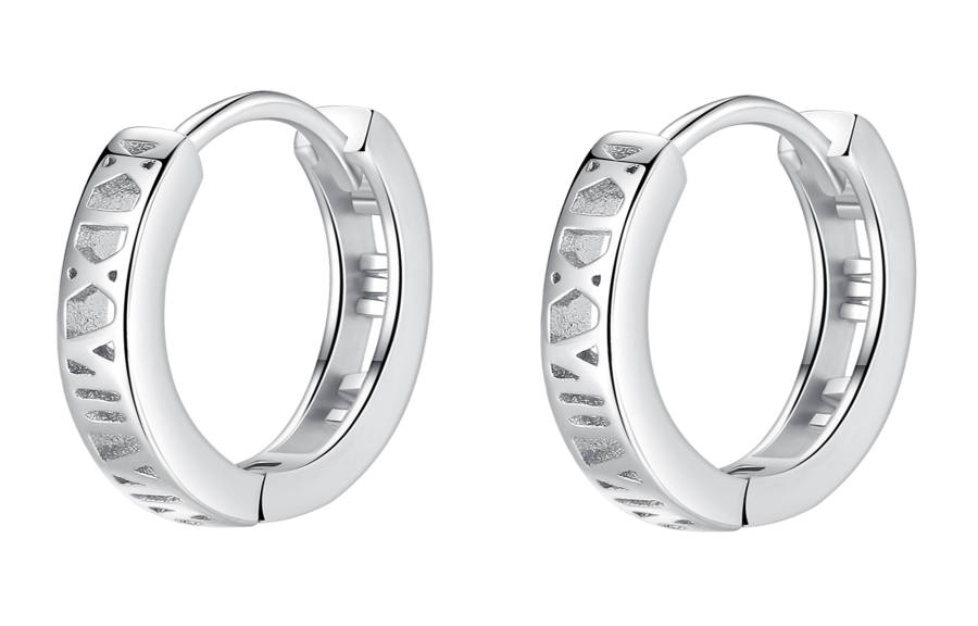 ENFANTIN Silver Earrings Unisex