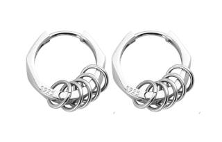 ENFANTIN S925 Silver Earrings Unisex