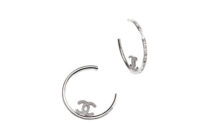 CHANEL CHANEL Earrings Women's Silver