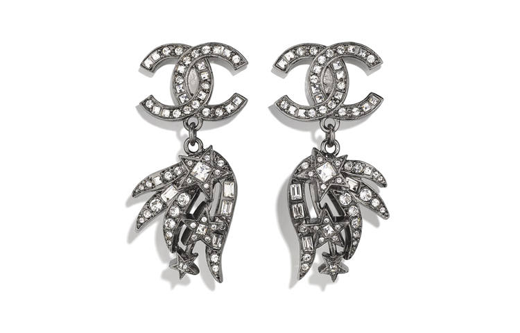 CHANEL CHANEL Earrings Women's Silver