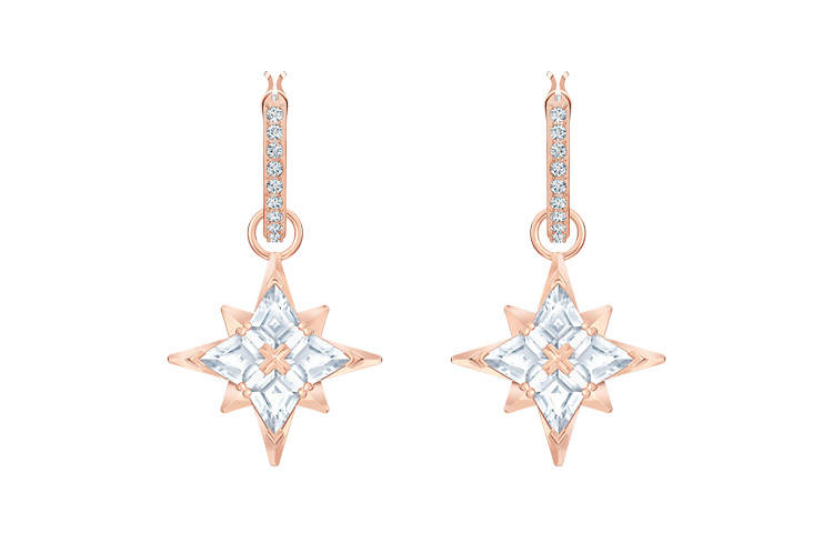 Swarovski Symbolica Earrings Women's Rose Gold