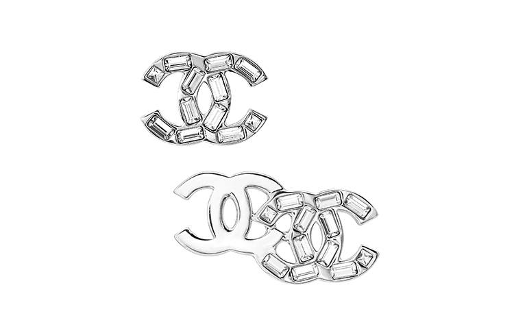 CHANEL CHANEL Metal Earrings Women's Silver