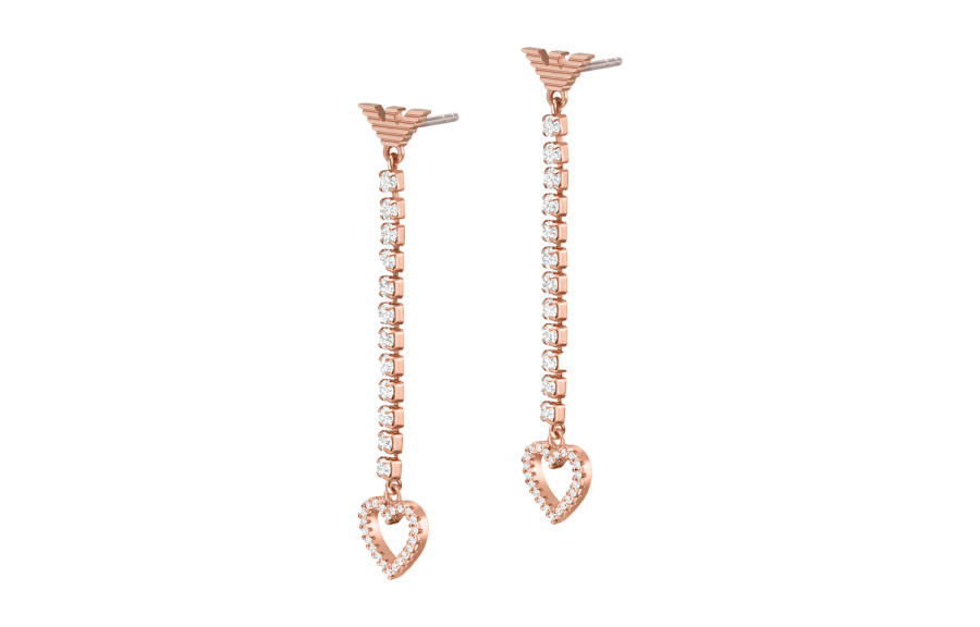 EMPORIO ARMANI Fashion Trend Stainless Steel Earrings Women's