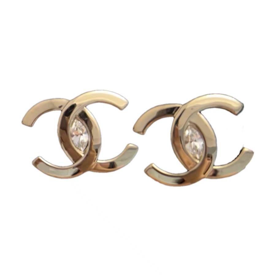 CHANEL CHANEL Earrings Women's Gold