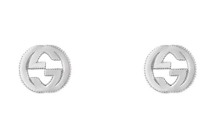GUCCI GUCCI 925 Sterling Silver Earrings Unisex Silver
