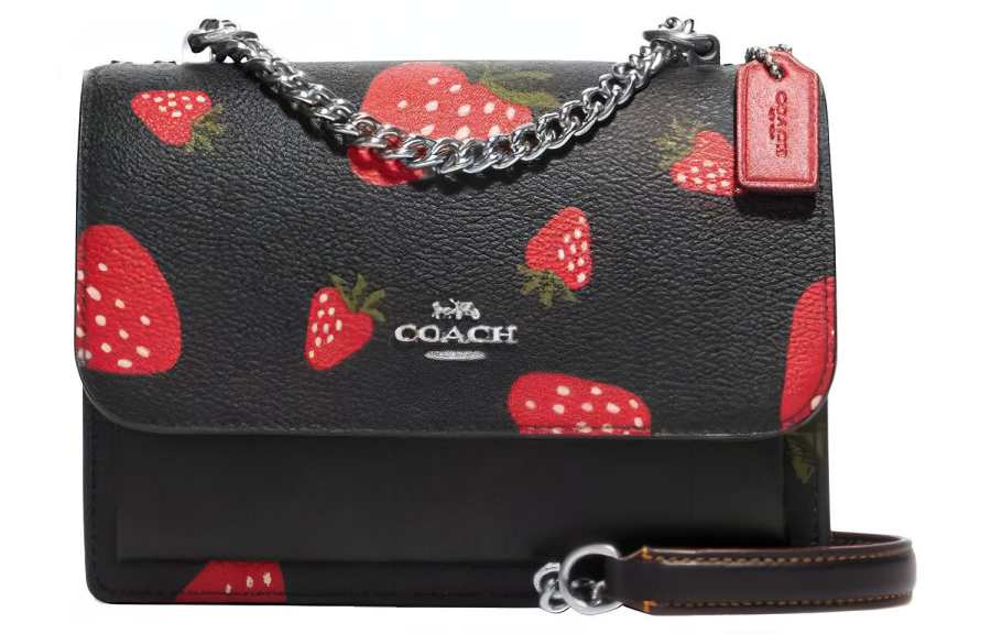COACH Klare Leather Trunk Bag, Shoulder Bag, Crossbody Bag Mini Women's Black