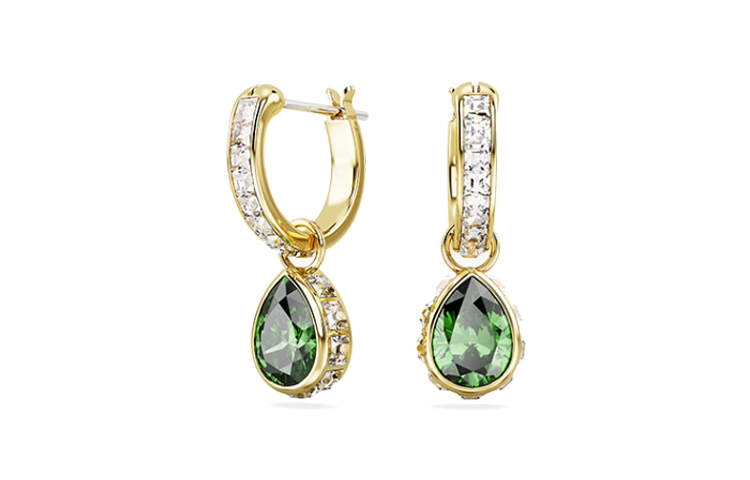 Swarovski Chroma Earrings Women's Gold