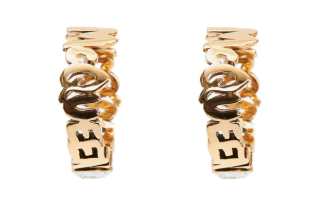 Alexander McQueen Graffiti Hoops