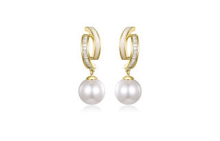 MCK 925 Sterling Silver Case Earrings Women's