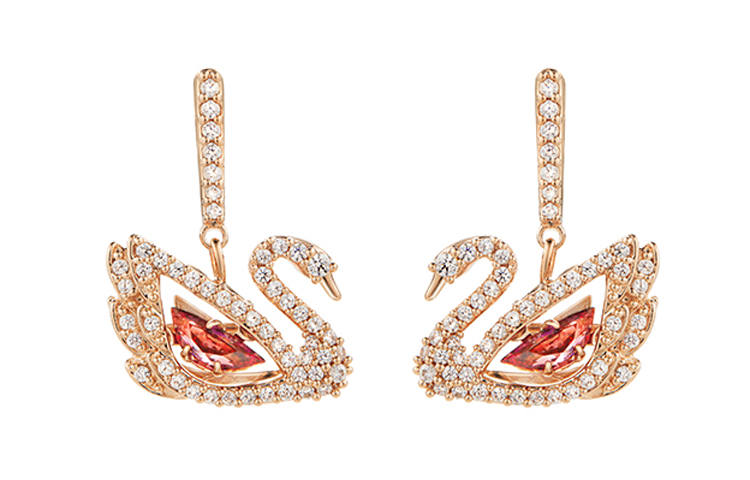 Swarovski Lifelong Bow Faux Crystal Earrings Women's