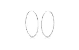 MCK 925 Sterling Silver Earrings Women's Silver