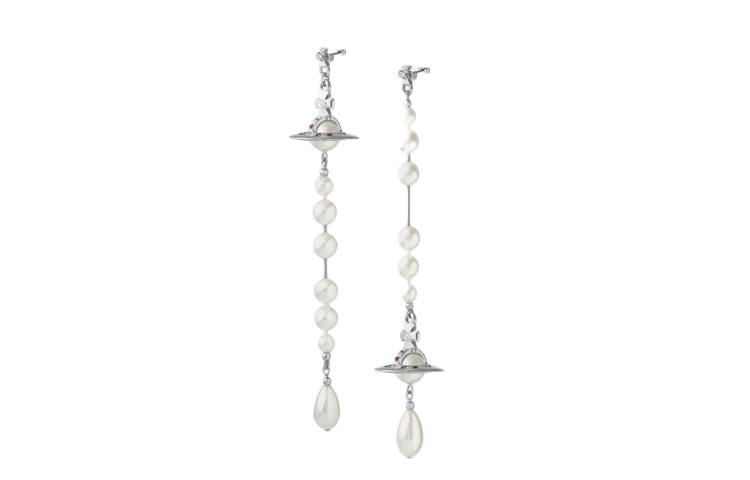 Vivienne Westwood Broken Pearl Earrings