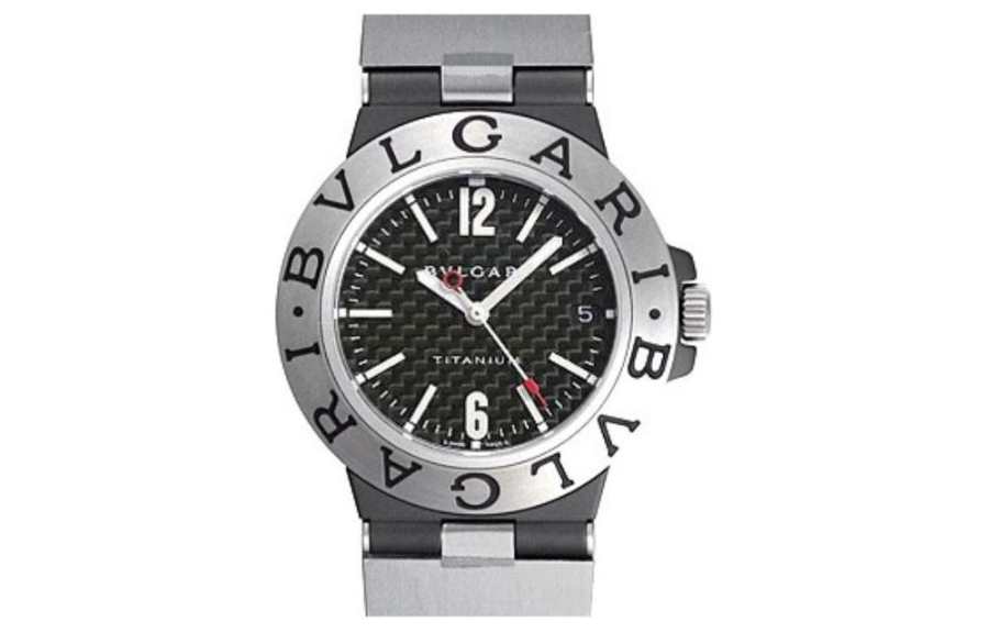 BVLGARI Wrist Watches Automatic Mechanical Movement Rubber Strap 38mm Black Dial Unisex 30m Water Resistant