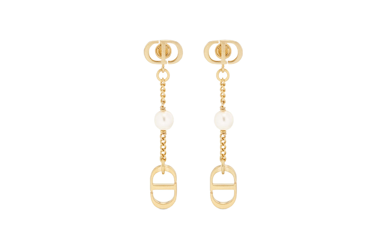 DIOR DIOR Metal Earrings Women's Gold