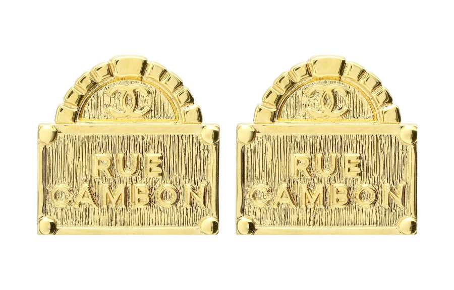 CHANEL CHANEL Earrings Women's Gold