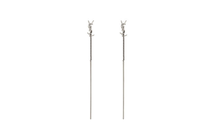 SAINT LAURENT Opyum Ysl threader earrings