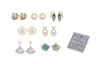 CHIMERA Artificial Crystal Sparkling Elegance Earrings Women's
