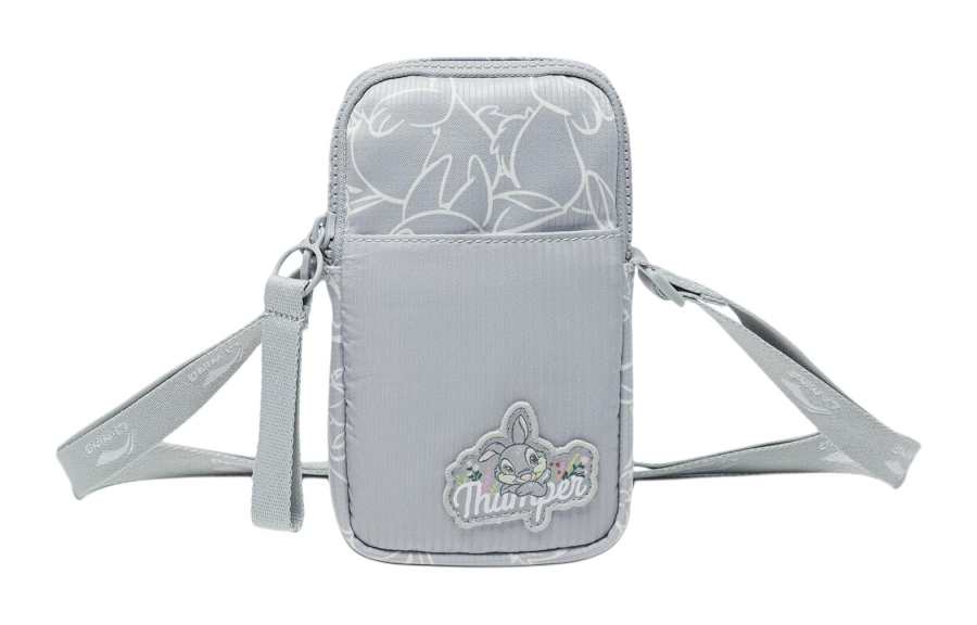 Li-Ning Li Ning Disney Polyester Shoulder Bag, Crossbody Bag Regular Unisex Mist Gray