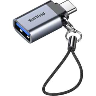 PHILIPS SWR3001A/93 Type C To USB 3.0 Adapter Aluminum Alloy Shell, Plug And Play, Compact And Stylish Cables