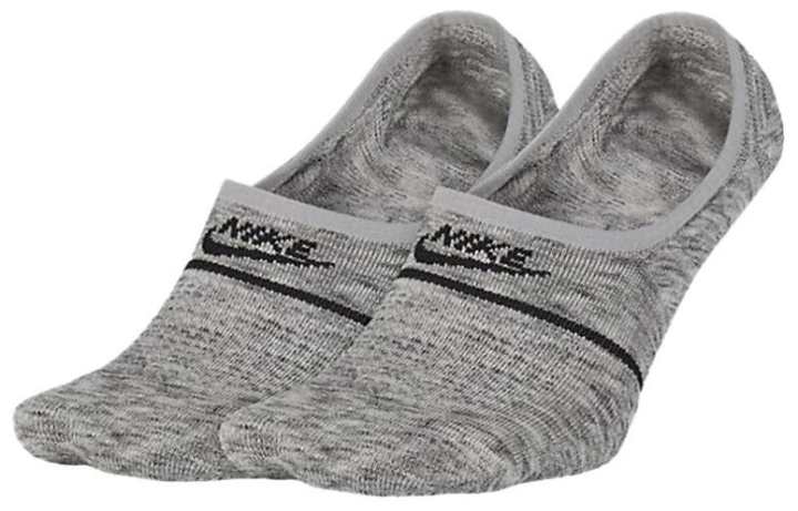 Nike Nike No Show Socks Men's 2 Pack Rest Gray