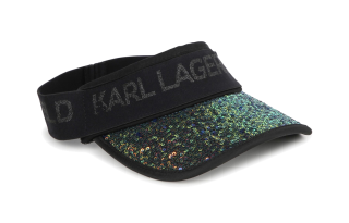 KARL LAGERFELD / Karl Lagerfeld Jeans KARL LAGERFELD Kids Logo-jacquard Sequin-embellished Sun Hat