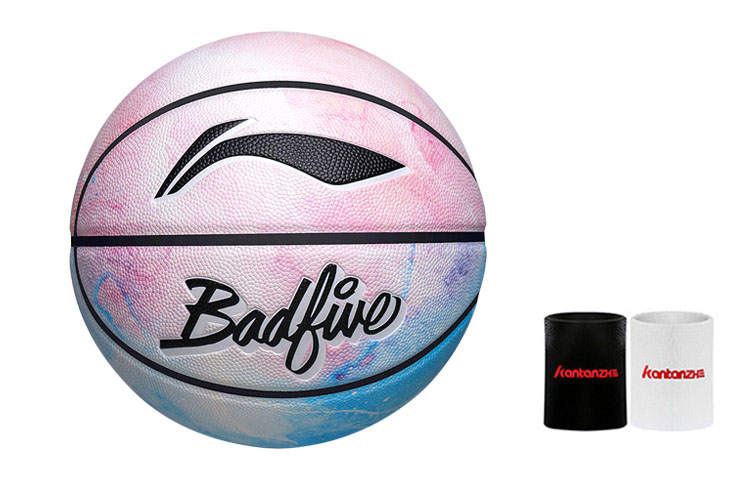 Li-Ning Li Ning Pu Basketball Pink Blue Gradient Size 7 Ball Training Unisex
