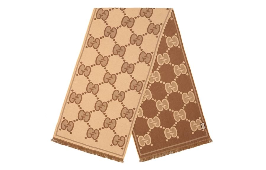 GUCCI GUCCI Gg Wool Jacquard Scarf