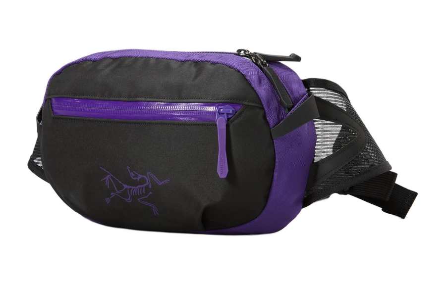 Arcteryx Arc'teryx Arro 2.5L Fanny Pack Mountaineering Bag Outdoor Bag Nylon Silver Phantom Purple Men's