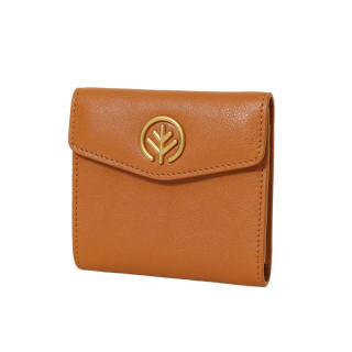 BAGTREE Imported Vegetable Tanned Genuine Leather Card Holder, Wallet Small Women's