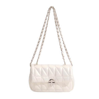 ResNonverba Pu Shoulder Bag Women's Pearl White/Mint Green/Pink