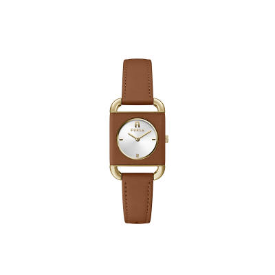 Furla HERITAGE Wrist Watches Quartz Movement Genuine Leather Strap 28mm Silver Dial Women's Watch