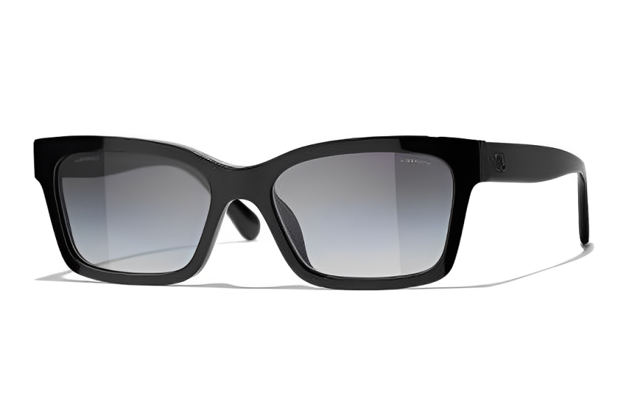 CHANEL CHANEL Plate Frame Square Sunglasses Women's