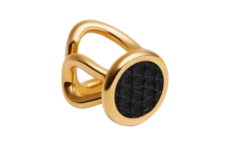 HERMES HERMES Clip On Earrings Unisex Gold