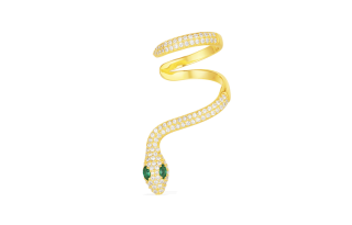 Apm Monaco Clip On Earrings Women's Yellow
