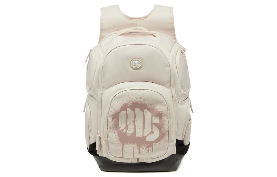 Li-Ning Li Ning Polyester Sports Backpack Unisex Sand Gravel Gray
