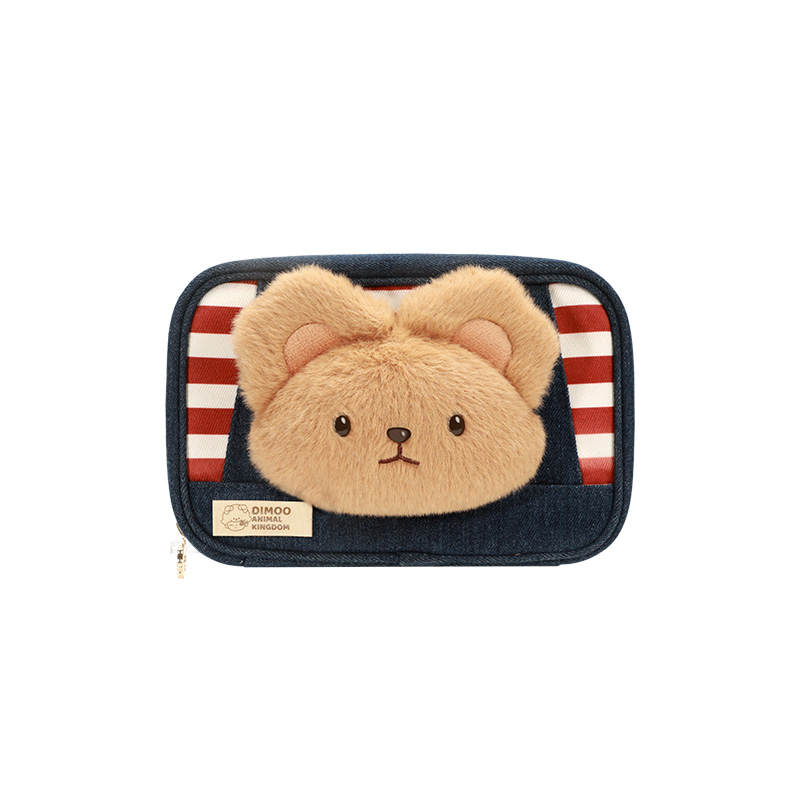 POP MART Dimoo Animal Kingdom Collection, Makeup Bag Storage Bag, Passport Holder Cute Trend Based Products