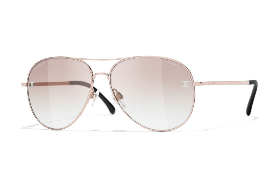 CHANEL Fashion Trend Aviator Sunglasses Unisex