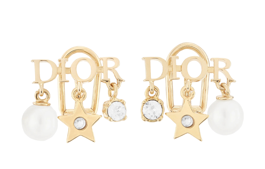 DIOR DIOR 925 Sterling Silver Clip On Earrings Unisex